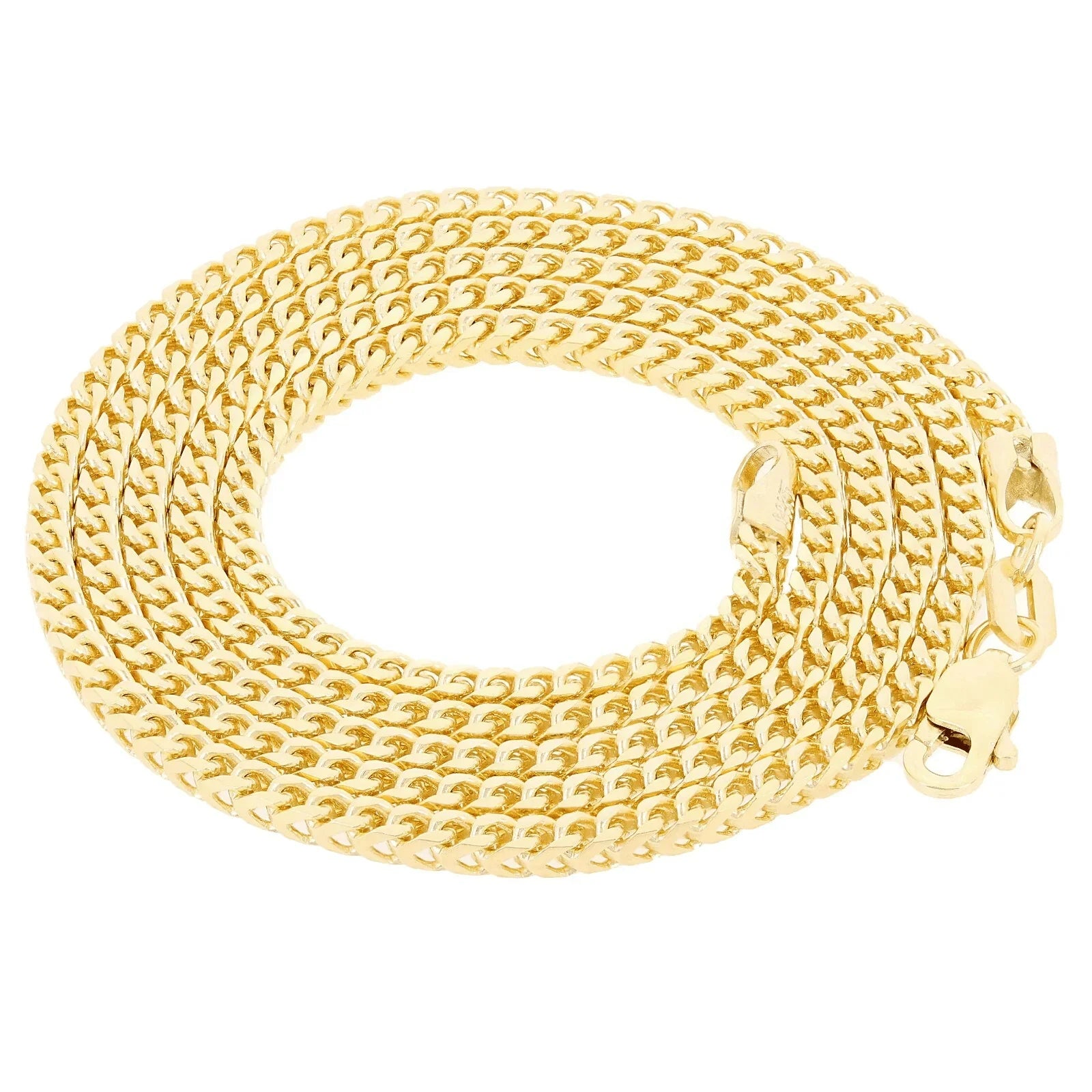 Italian 14k Yellow Gold Solid Franco Chain Necklace 22" 2mm 13.8 grams - Jewelry Store by Erik Rayo