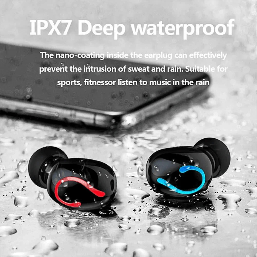 Bluetooth 5.1 Headset TWS Wireless Earphones Mini Earbuds Stereo Headphones IPX7 - Jewelry Store by Erik Rayo