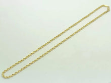 Load image into Gallery viewer, 14k Yellow Gold Solid Diamond Cut Rope Chain Necklace 18&quot; 3mm 14 grams
