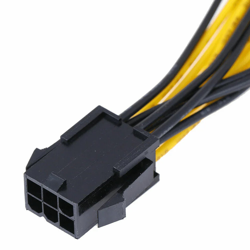 PCI-E 6-pin to 2x 6+2-pin (6-pin/8-pin) Power Splitter Cable PCIE PCI Express US - Jewelry Store by Erik Rayo
