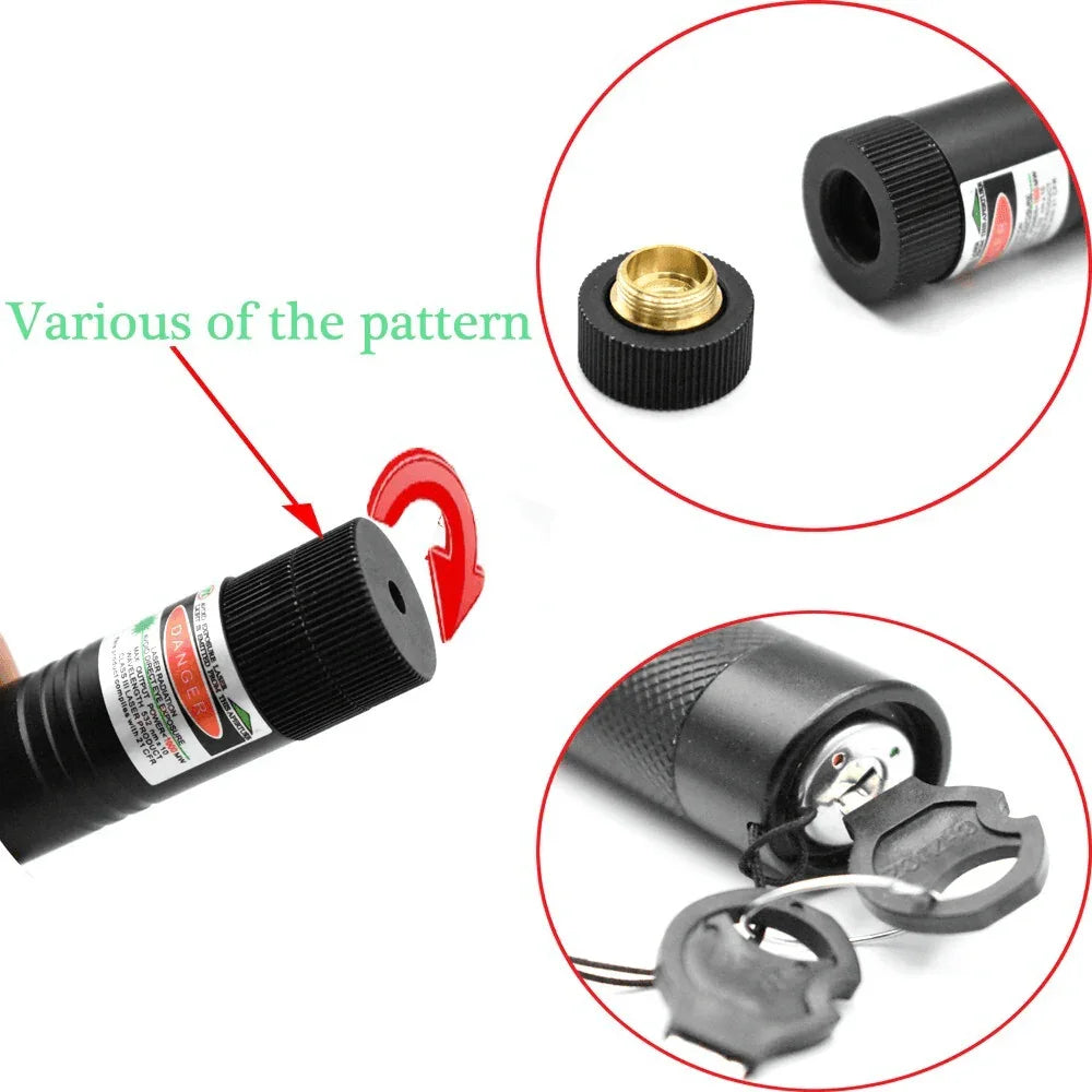900Miles Rechargeable Lazer Green Laser Pointer Pen Astronomy Visible Beam Light - Jewelry Store by Erik Rayo