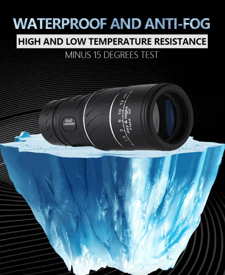 40X60 Monocular Binoculars With Night Vision BAK4 Prism High Power Waterproof - Jewelry Store by Erik Rayo