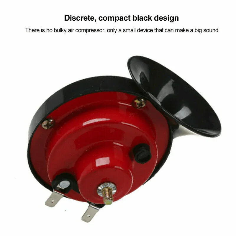 2PC 12V 300DB Super Loud Train Air Horn Waterproof Motorcycle Car Truck SUV Boat - Jewelry Store by Erik Rayo