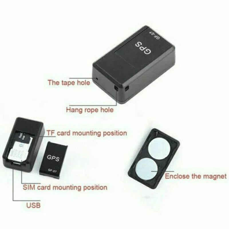 GF07 Mini Magnetic GPS Tracker Real-time Car Truck Vehicle Locator GSM GPRS USA - Jewelry Store by Erik Rayo