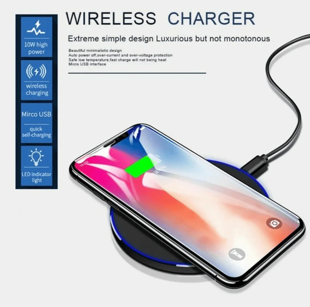 20W Wireless Charger Fast Charge Pad For Samsung iPhone XS Max X XR 12 13 Pro - Jewelry Store by Erik Rayo