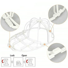 Load image into Gallery viewer, 3 Pack Hat Washer Baseball Cap Cleaner Machine Washing Cage Holder Frame Net New
