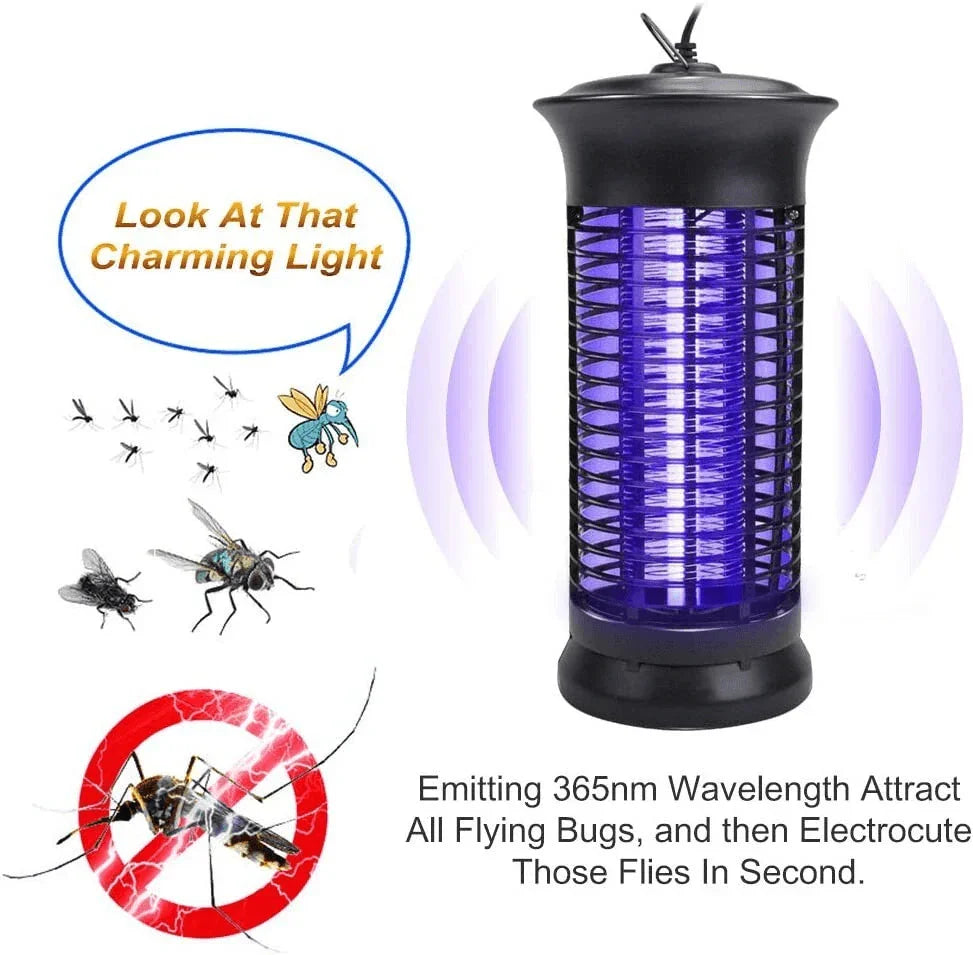 Electric Fly Gnat Killer Lamp Pests Fly Insect Trap Mosquito Bug Zapper 4,000V - Jewelry Store by Erik Rayo