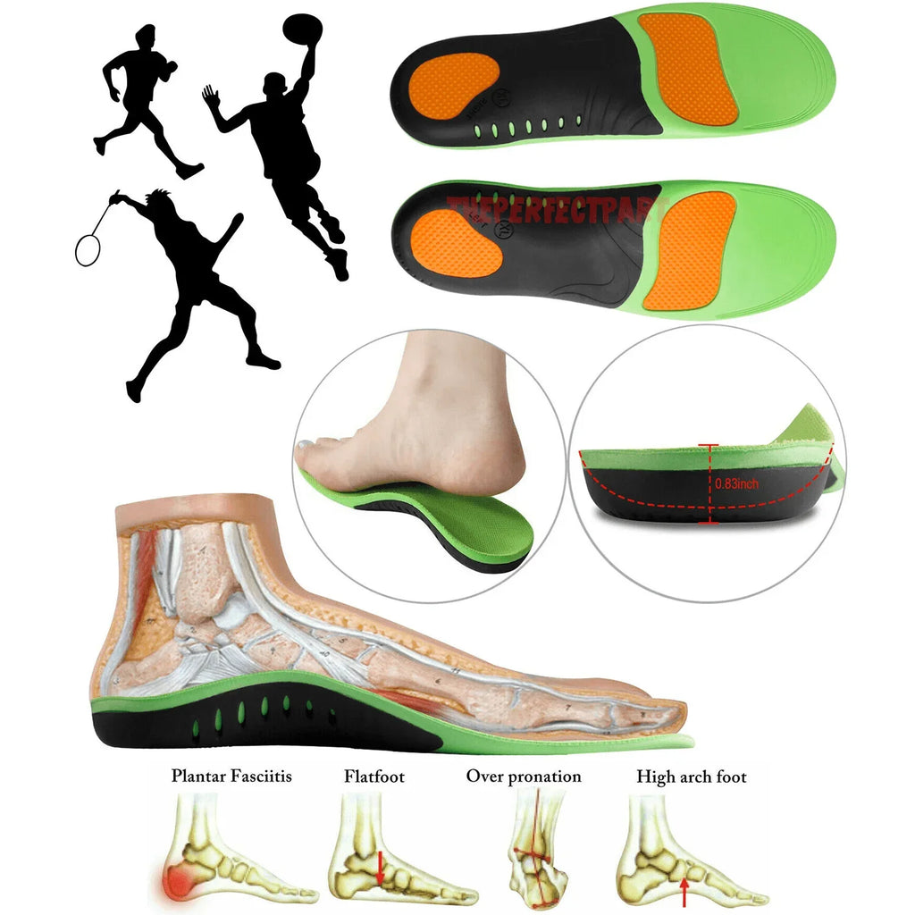 Orthotic Shoe Insoles Inserts Flat Feet High Arch Support For Plantar Fasciitis - Jewelry Store by Erik Rayo