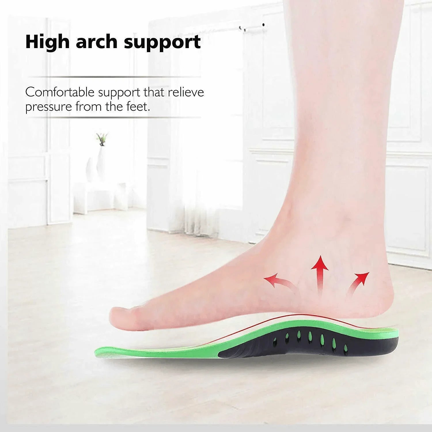 Orthotic Shoe Insoles Inserts Flat Feet High Arch Support For Plantar Fasciitis - Jewelry Store by Erik Rayo