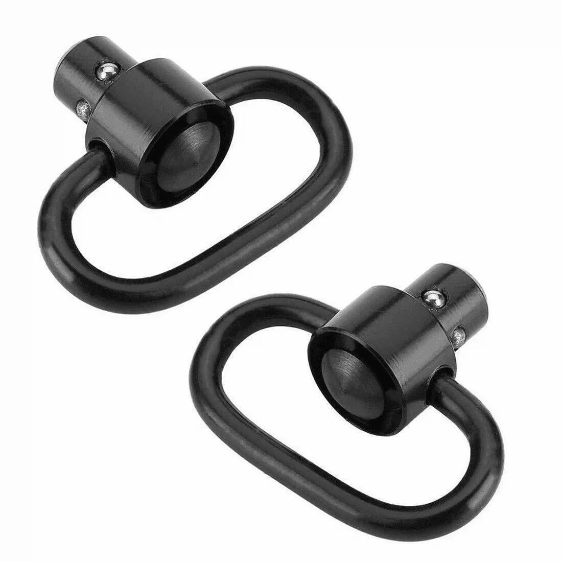 2PCS Heavy Duty Flush Push Button Quick Detach 1.25" Rifle QD Sling Swivel Mount - Jewelry Store by Erik Rayo