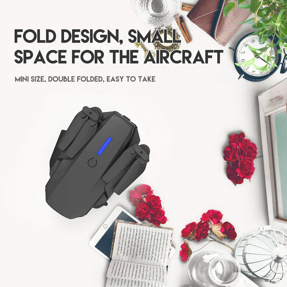 2024 New RC Drone With 4K HD Dual Camera WiFi FPV Foldable Quadcopter +4 Battery - Jewelry Store by Erik Rayo