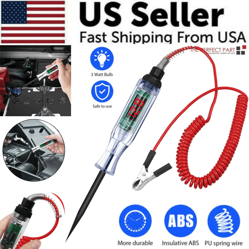 Digital Electric Voltage Circuit Tester Automotive Test Light Car Truck 6-24V US - Jewelry Store by Erik Rayo
