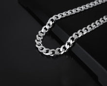 Load image into Gallery viewer, Silver Cuban Curb Chain Necklaces for Men and Women Stainless Steel - Jewelry Store by Erik Rayo
