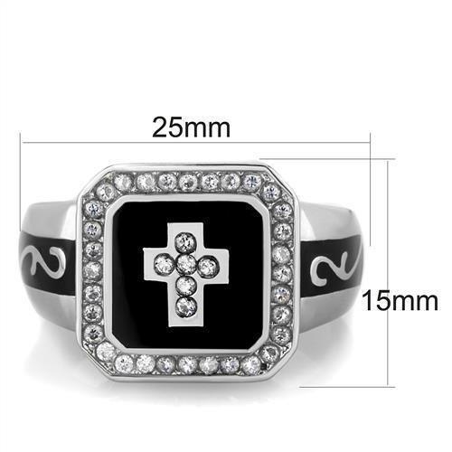 Silver Mens Ring Anillo Para Hombrey Unisex 316L Stainless Steel Ring Jilin - Jewelry Store by Erik Rayo