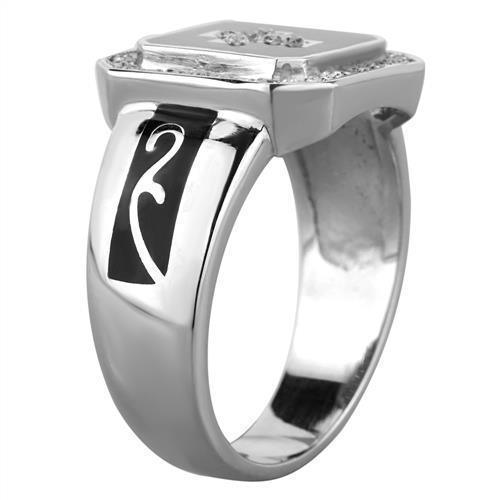 Silver Mens Ring Anillo Para Hombrey Unisex 316L Stainless Steel Ring Jilin - Jewelry Store by Erik Rayo
