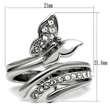 Load image into Gallery viewer, Silver Womens Butterfly Ring Anillo Para Mujer Stainless Steel Ring Soweto - Jewelry Store by Erik Rayo
