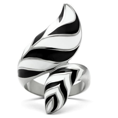 Silver Womens Ring Anillo Para Mujer 316L Stainless Steel Ring Arezzo - Jewelry Store by Erik Rayo