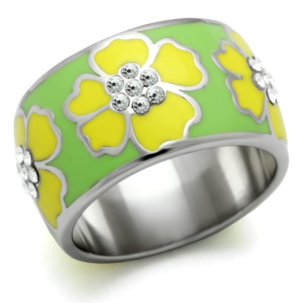 Silver Womens Ring Anillo Para Mujer 316L Stainless Steel Ring Fiesole - Jewelry Store by Erik Rayo