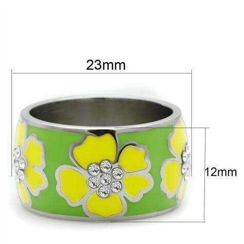 Silver Womens Ring Anillo Para Mujer 316L Stainless Steel Ring Fiesole - Jewelry Store by Erik Rayo