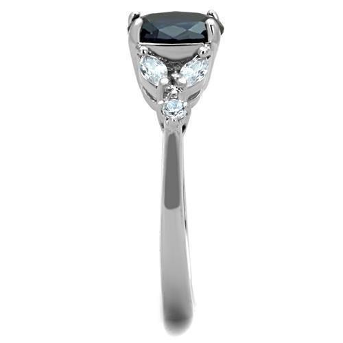 Silver Womens Ring Anillo Para Mujer 316L Stainless Steel Ring Glass in Montana - Jewelry Store by Erik Rayo