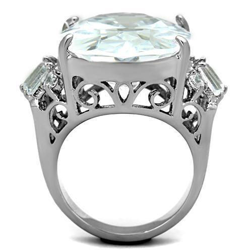 Silver Womens Ring Anillo Para Mujer 316L Stainless Steel Ring Haora - Jewelry Store by Erik Rayo