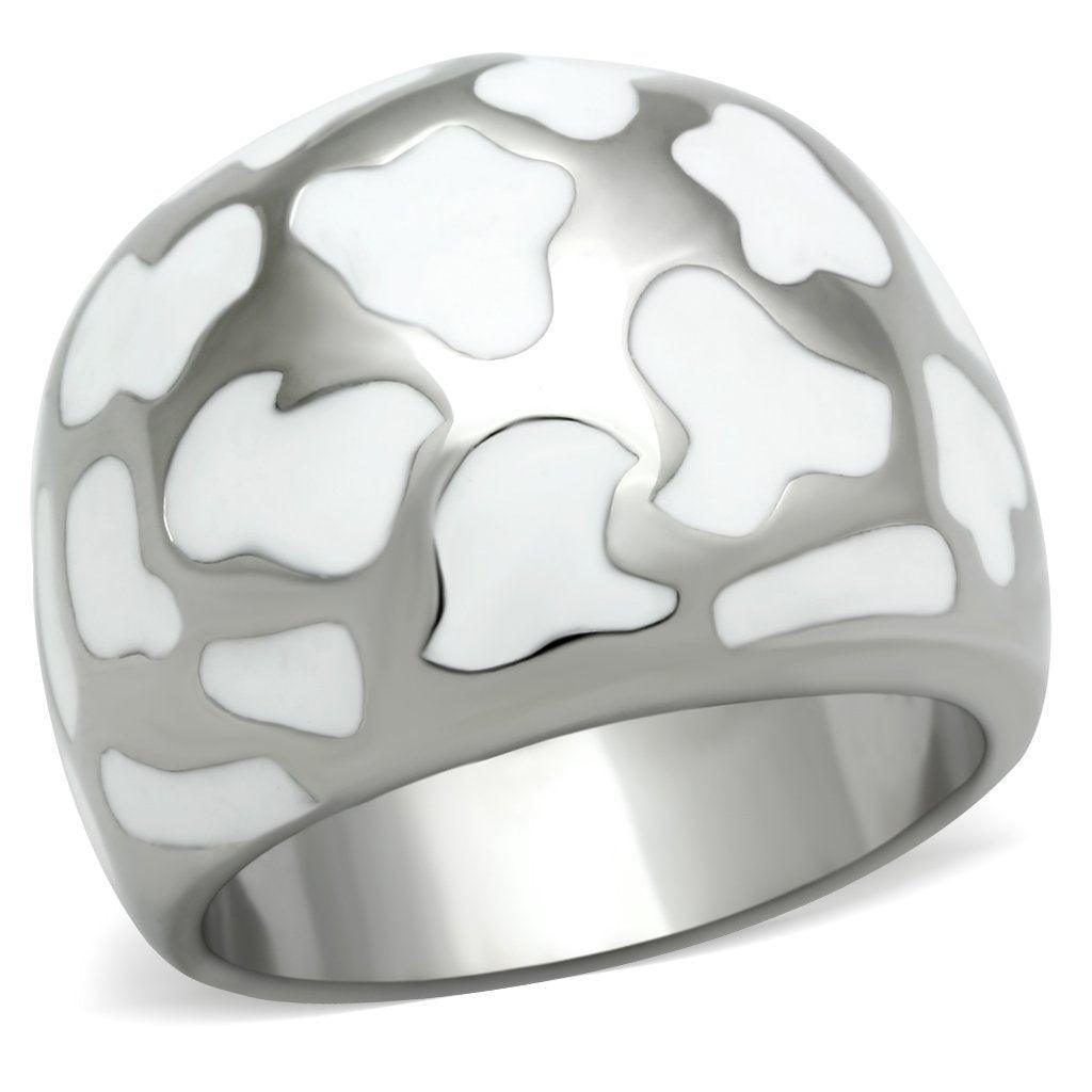Silver Womens Ring Anillo Para Mujer 316L Stainless Steel Ring Livorno - Jewelry Store by Erik Rayo