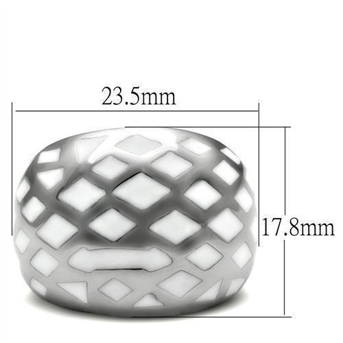 Silver Womens Ring Anillo Para Mujer 316L Stainless Steel Ring Lucca - Jewelry Store by Erik Rayo