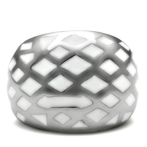 Silver Womens Ring Anillo Para Mujer 316L Stainless Steel Ring Lucca - Jewelry Store by Erik Rayo