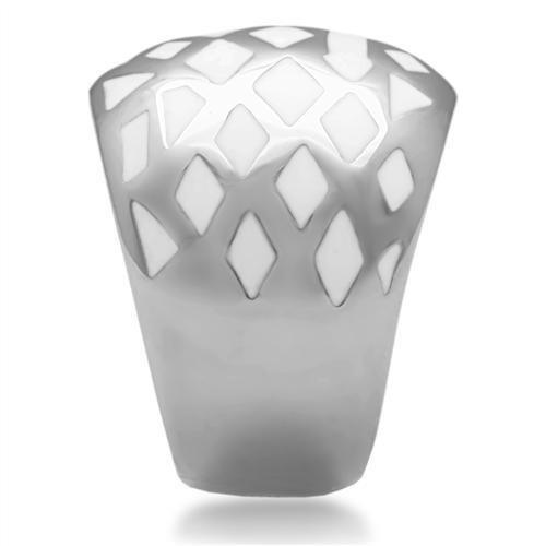 Silver Womens Ring Anillo Para Mujer 316L Stainless Steel Ring Lucca - Jewelry Store by Erik Rayo