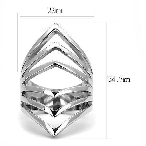 Silver Womens Ring Anillo Para Mujer 316L Stainless Steel Ring Milazzo - Jewelry Store by Erik Rayo