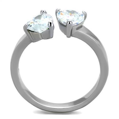 Silver Womens Ring Anillo Para Mujer 316L Stainless Steel Ring Napoli - Jewelry Store by Erik Rayo