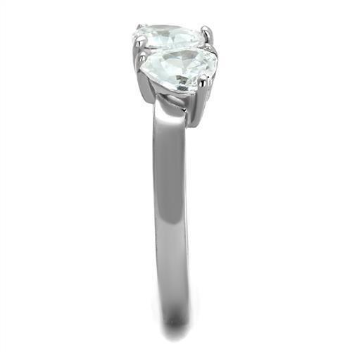 Silver Womens Ring Anillo Para Mujer 316L Stainless Steel Ring Napoli - Jewelry Store by Erik Rayo