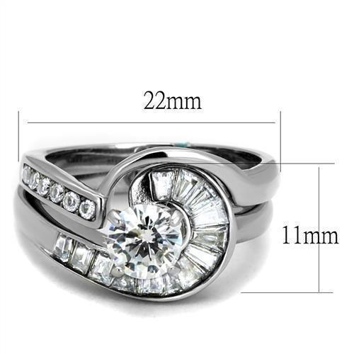 Silver Womens Ring Anillo Para Mujer 316L Stainless Steel Ring Samara - Jewelry Store by Erik Rayo