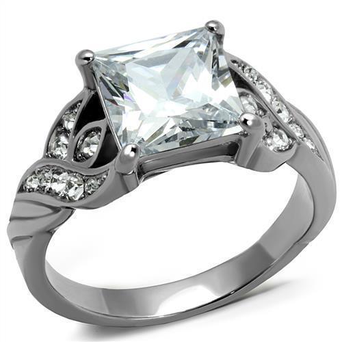 Silver Womens Ring Anillo Para Mujer 316L Stainless Steel Ring San Antonio - Jewelry Store by Erik Rayo