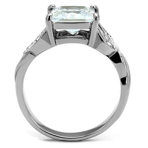 Silver Womens Ring Anillo Para Mujer 316L Stainless Steel Ring San Antonio - Jewelry Store by Erik Rayo