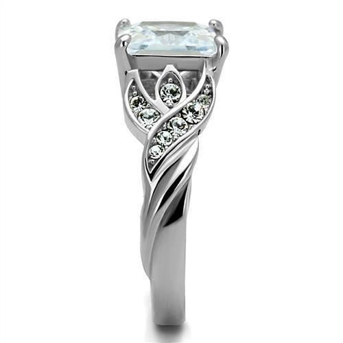 Silver Womens Ring Anillo Para Mujer 316L Stainless Steel Ring San Antonio - Jewelry Store by Erik Rayo