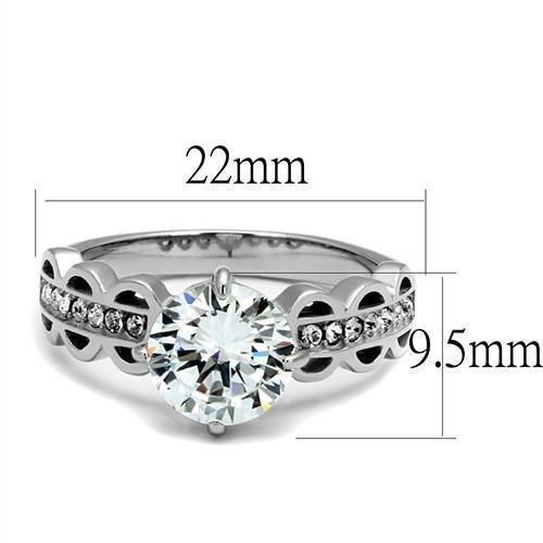 Silver Womens Ring Anillo Para Mujer 316L Stainless Steel Ring San DIego - Jewelry Store by Erik Rayo