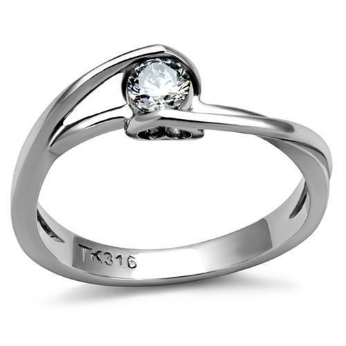 Silver Womens Ring Anillo Para Mujer 316L Stainless Steel Ring Santiago - Jewelry Store by Erik Rayo