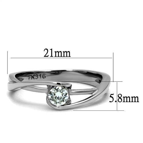 Silver Womens Ring Anillo Para Mujer 316L Stainless Steel Ring Santiago - Jewelry Store by Erik Rayo