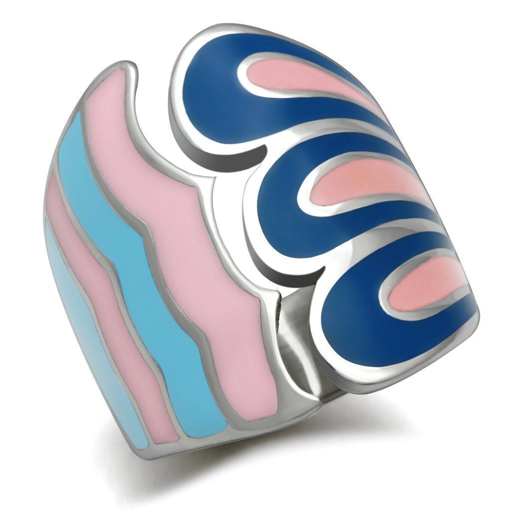 Silver Womens Ring Anillo Para Mujer 316L Stainless Steel Ring Sciacca - Jewelry Store by Erik Rayo
