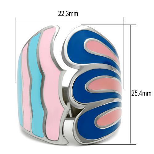 Silver Womens Ring Anillo Para Mujer 316L Stainless Steel Ring Sciacca - Jewelry Store by Erik Rayo