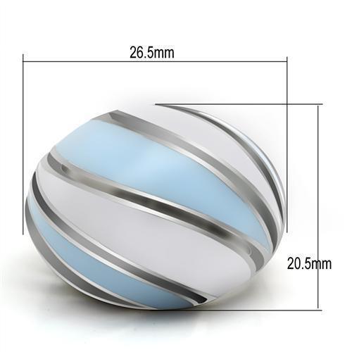 Silver Womens Ring Anillo Para Mujer 316L Stainless Steel Ring Scicli - Jewelry Store by Erik Rayo
