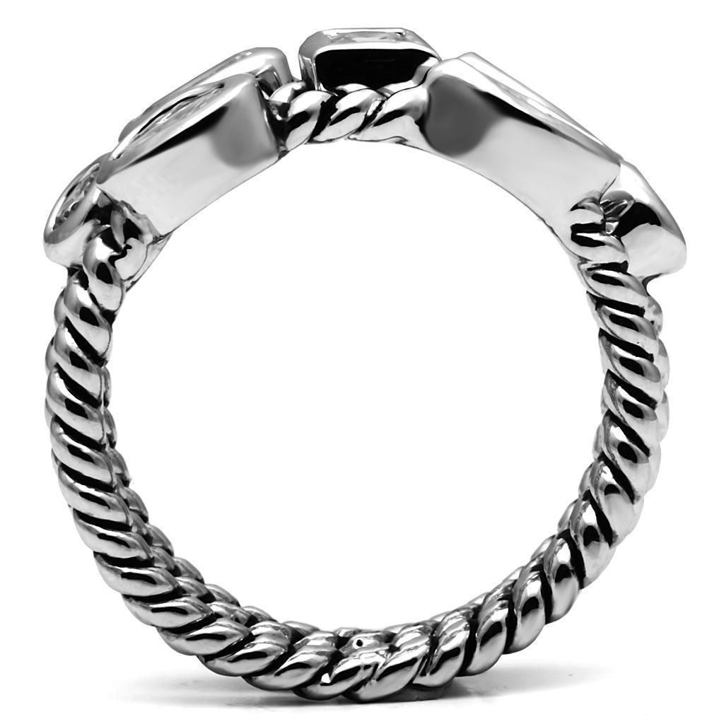 Silver Womens Ring Anillo Para Mujer 316L Stainless Steel Ring Surabaya - Jewelry Store by Erik Rayo