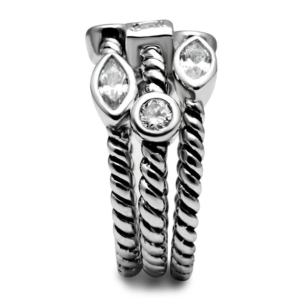 Silver Womens Ring Anillo Para Mujer 316L Stainless Steel Ring Surabaya - Jewelry Store by Erik Rayo