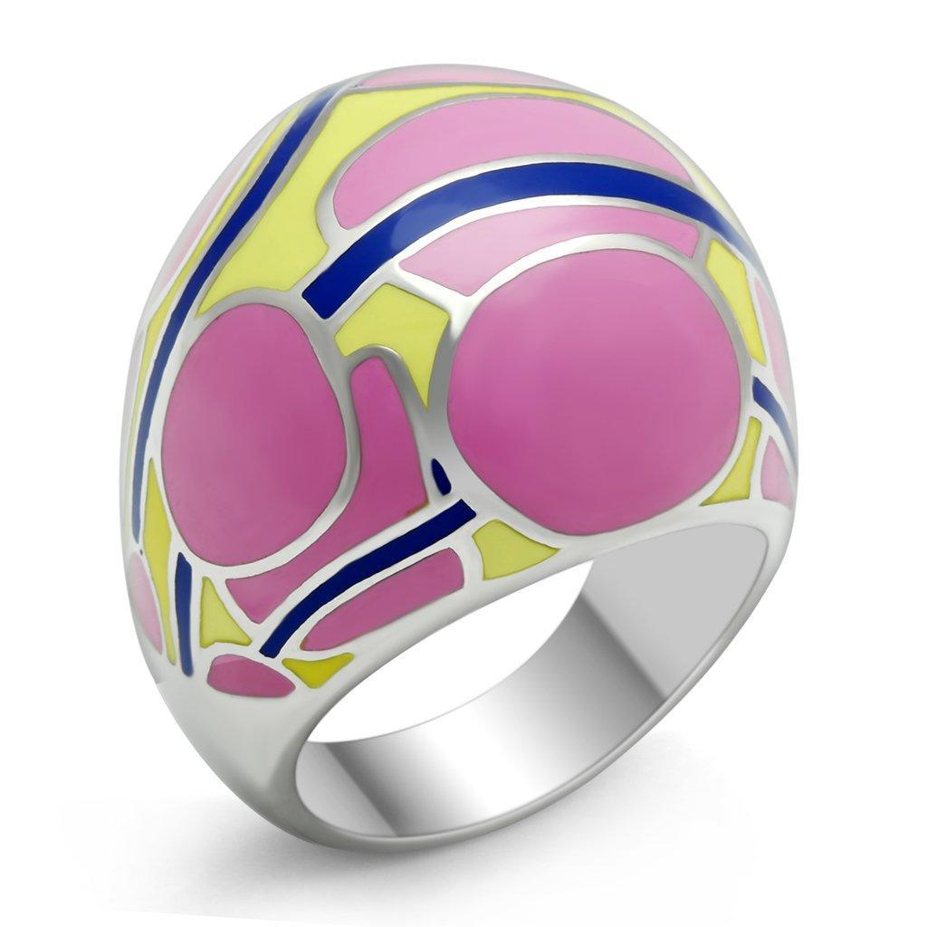 Silver Womens Ring Anillo Para Mujer 316L Stainless Steel Ring Trampani - Jewelry Store by Erik Rayo
