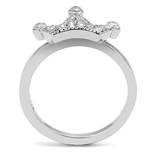 Silver Womens Ring Anillo Para Mujer 316L Stainless Steel Ring Tripoli - Jewelry Store by Erik Rayo