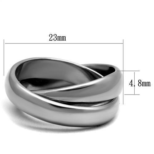 Silver Womens Ring Anillo Para Mujer 316L Stainless Steel Ring Vittoria - Jewelry Store by Erik Rayo