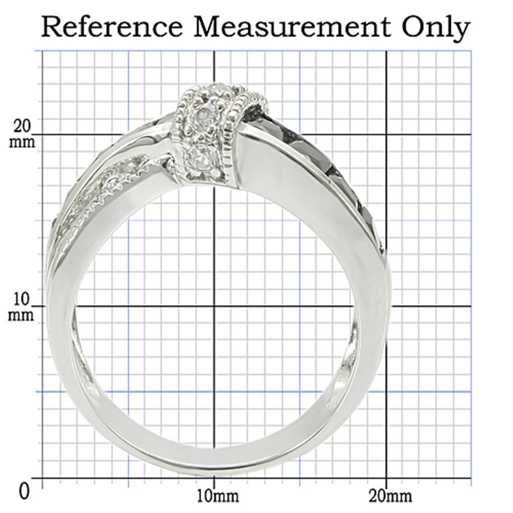 Silver Womens Ring Anillo Para Mujer 316L Stainless Steel Ring with AAA Grade CZ Biella - Jewelry Store by Erik Rayo