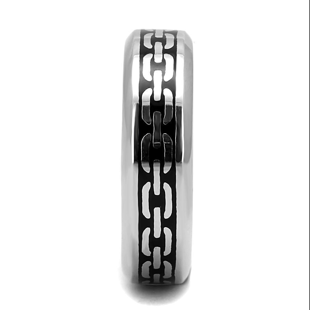 Silver Womens Ring Anillo Para Mujer 316L Stainless Steel Ring with Epoxy Schio - Jewelry Store by Erik Rayo