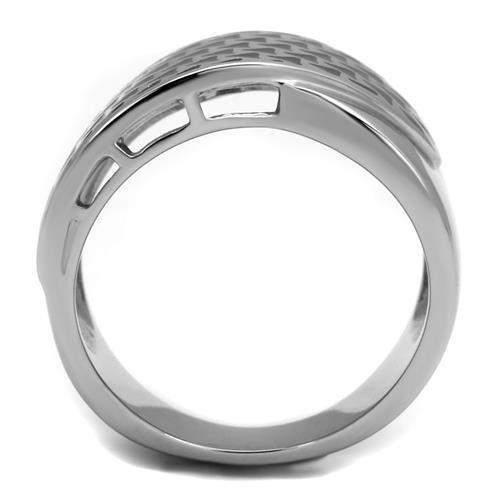 Silver Womens Ring Anillo Para Mujer 316L Stainless Steel Ring with Epoxy Treviso - Jewelry Store by Erik Rayo